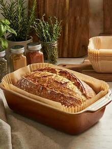 50/100pcs Extra Long Large Universal Air Fryer Liner Paper, Oil-Absorbing Cooking Fryer Liner, Food Basket Tray Liner, Kitchen Gadget, Party Food Accessory, Mother's Helper Gift - Multicolor - View 3