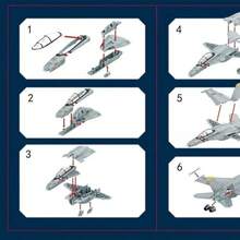 Mainan Pesawat Skala 1:72 Baru - Model Plastik F/A-18 Hornet Falcon VFA-2 - Model Kelas Kolektor - Jet Tempur - MultiWarna - View 7