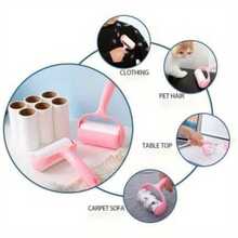 1/2/10PCS Tearable Lint Roller Adhesive Dust Paper, Clothes Lint Remover, Dust Removal Paper, Hair Removal Brush, Pill Remover - 1 - View 7