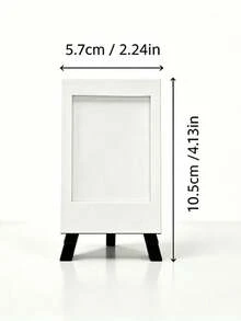 White Mini Instant Photo Frame, Easel-Style Photo Display Stand, Reusable Desktop Photo Holder, Versatile Desktop Decor For Multiple Occasions, Ideal Gift For Friends, Family And Classmates, Perfect For Birthdays, Anniversaries And Holidays - A - View 11