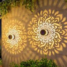 1/2/4pcs Solar Peacock Projection Colorful Lights, LED Wall Lights, Plastic Switch Controller, Nickel Battery, Suitable For Garden, Lawn, Patio, Stairs, Birthday Party Decoration - Outdoor Projector Light - View 4