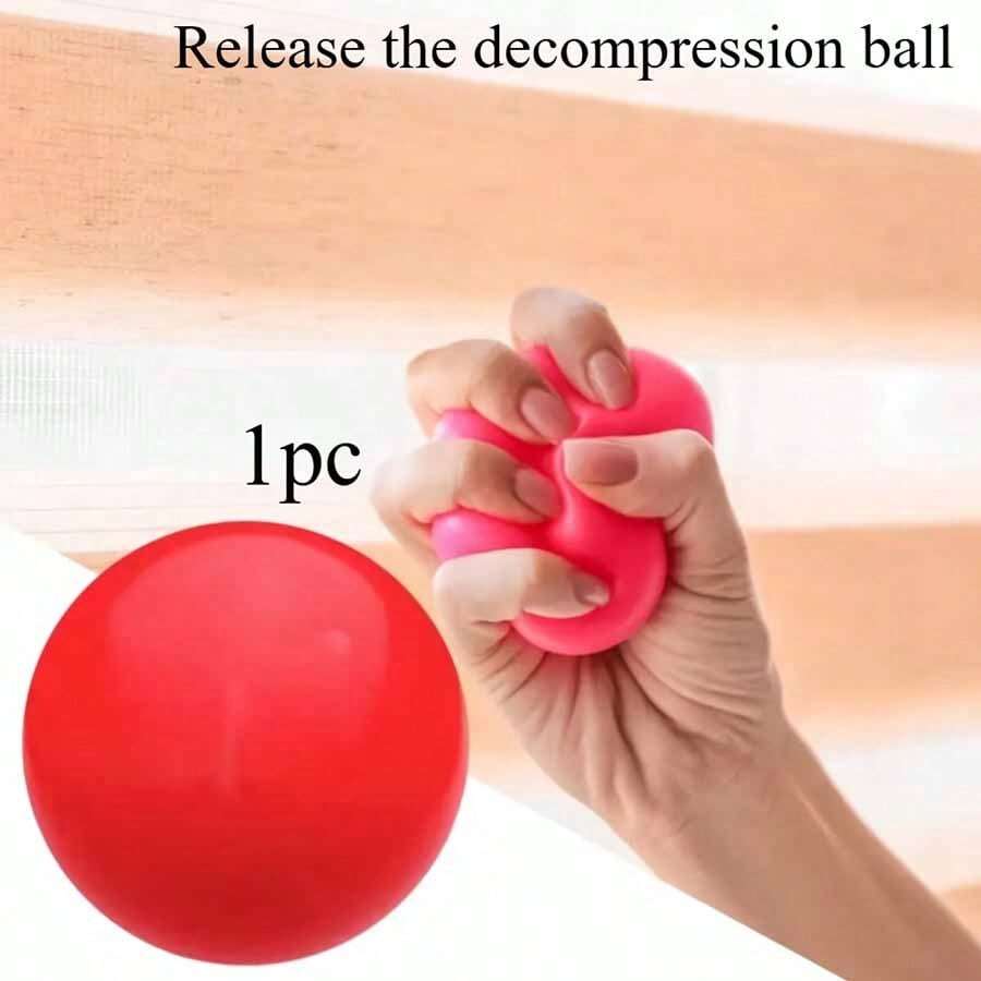 Massage Ball, Suitable For Muscle Soreness, Shoulder, Neck, Back, Feet, Body, Deep Tissue, Trigger Points, Muscle Knots, Yoga And Myofascial Release (Red) - A - View 1