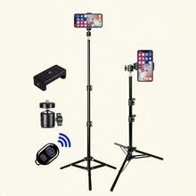 Photography Tripod Light Stands With 1/4 Screw Head Adjustable Light Stand Photo Tripod For Phone Ring Light Photo Studio - View 7