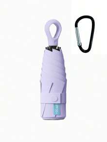 Hanging 5-Fold Mini Umbrella With Ring Buckle, Lightweight Portable Rain & Sun Umbrella, Suitable For Handbags, Backpacks And Outdoor Use - Multicolor - View 14