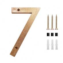 0-9 Number House Plates, Suitable For Outdoor Use. Size 8 Inches, Includes Numbers 0-9 And Letters. Can Be Installed On Doors, Used As Door Plates To Display Address And Other Information. - New Arrival - View 20