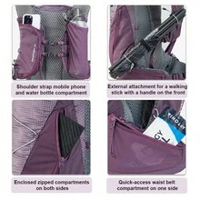 Naturehike Nanpara Pro 12L Hiking Backpack With Multi-Function Water Bladder, Suitable For Cycling And Travel - Multicolor - View 6