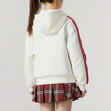Adidas Women's Double-Sided Knit Sports Casual Sweatshirt Pullover - White - View 3