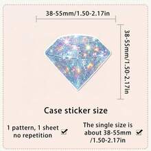 somoving Y2K Sparkly Disco Mirror Ball Stickers, Shiny Glitter Fruit Snack Cute Pet Party Decals For Bullet Journal, Gift Wrap & Scrapbook Embellishment - Multicolor - View 11