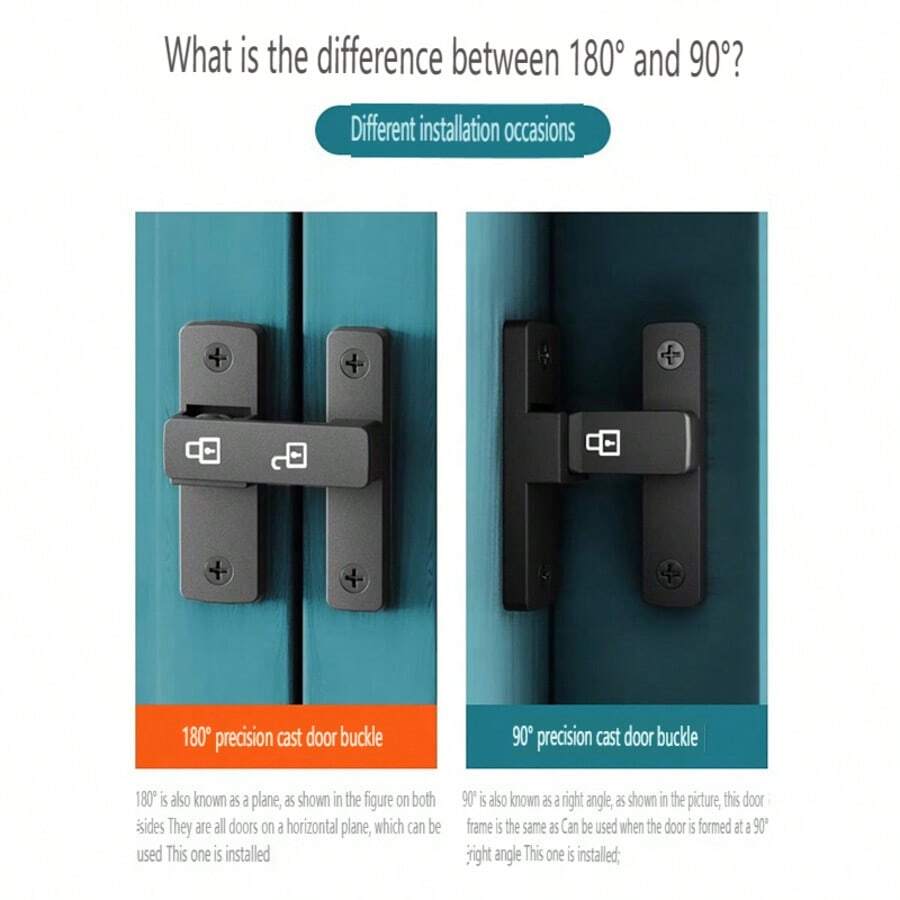 1 Pack, Cabinet Door Latch Furniture Door Latch With Night Light - 90-degree Right-angle Design - View 1