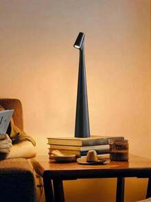 Guanova 1pc Creative Rechargeable LED Desk Lamp, Toothbrush Atmosphere Light, USB Charging Table Lamp, 3-Level Adjustable Light, Built-In Rechargeable Battery, Long Battery Life, Battery Capacity: 1200mAh, Modern Minimalist Nordic Design, Touch Control Desk Lamp, Portable Night Light, Suitable For Various Scenes, Suitable For Living Room/Bedroom/Bar/Restaurant/Office/Bedside Table, Great Gift - Rechargeable Desk Lamp - View 9