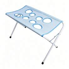 1 PC Portable Foldable Pet Grooming Table, Iron Rust-Proof Painted High Leg Pet Bath Rack, Breathable Mesh Surface, Load Capacity 100kg - Perfect For Bathing, Drying And Grooming Large Dogs And Cats - one-size - View 5