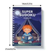 Super Sudoku Spiral Logic Puzzle Notebooks, Beginner To Challenge 4-Level Progressive Number Grid Games, Focus & Concentration Training, Logical Thinking, Problem Solving, Brain Training, Screen-Free Home Classroom Travel Activity - Super Sudoku - View 4