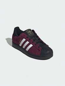 Adidas Originals 中性款 SUPERSTAR II W 低筒運動休閒鞋 KJ4614 - 酒紅色 - 查看 3