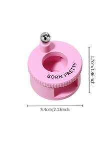 BORN PRETTY 1pc Pink Rotating Cat Eye Magnetic Nail Art Tool, Strong Magnet Fast Shaping, Suitable For Beginners, Home & Salon Nail DIY - Pink - View 2