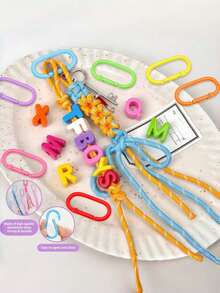 20/40pcs Colorful Zinc Alloy Carabiner Key Rings Spring Clips, Suitable For Keys, Bags, Water Bottles And Backpacks - Multi-color - View 3