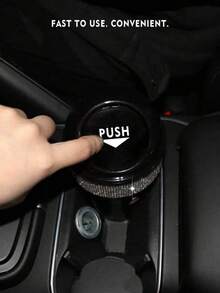 汽車垃圾桶創意鑽飾多功能收納盒 車門槽杯架收納桶 - 多款 - 查看 5