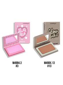 MISSLYN 2Pcs SWEET RUSH POWDER BLUSH & TROPICAL GLOW! Bronzing & Contouring Powder, Buildable Color & Natural Finish, Face Blush & Bronzer Set, For Everyday & Party, Natural Glow & Sun-Kissed Contour, Makeup Kit - #3+#13 - View 9