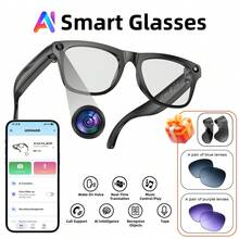 2026 New Unisex Smart Glasses, 100W Camera, Clear Image Without Shake, 260mAh Large Capacity Battery, With Flashlight Can Be Used As Flashlight, Camera Battery Life Up To 100 Minutes - View 14