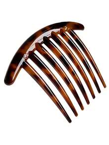 3/1pc French Hair Comb, Women's Bun Styling Tool, INS Style, All Season Essential, Commute/Date/Daily Fashion Hair Accessory, Hair Bun Extension - Multicolor - View 11