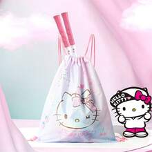 Mesuca Printed Drawstring Bag, Portable One Shoulder Storage Bag, Thanksgiving, Christmas, New Year Holiday Gift Bag, Fashionable Multi-Functional Storage Bag, Suitable For Party, Shopping, Travel, Holiday Decoration Items - Multicolor - View 6
