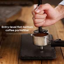 HiBREW H5A 15-Bar Semi-Automatic Espresso Machine, 1.2L Large Capacity, Removable Water Tank For Easy Cleaning, Visual Temperature Gauge, 51mm Comfortable Handle, One-Touch Espresso Extraction - EU F Type Plug(220-240V) - View 6