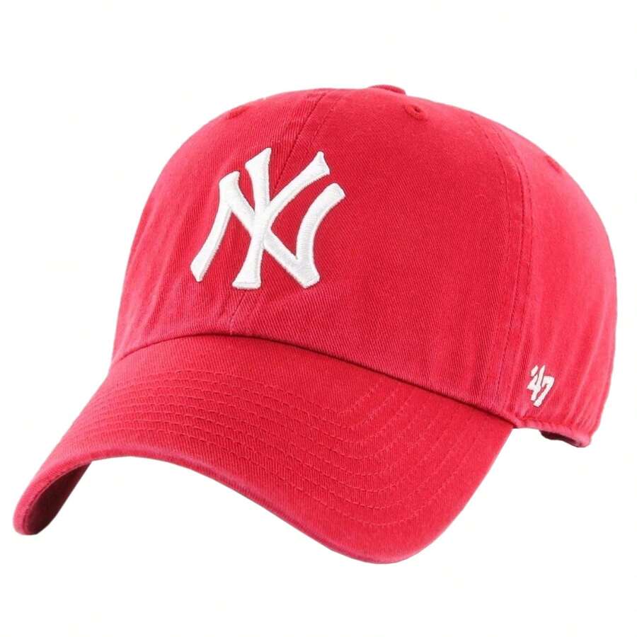 Clean Up Cap - Red Men Caps B-RGW17GWSNL-RDC - red 2 - View 1