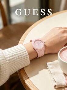 GUESS Sweet 素色單件手錶，休閒日常穿戴配件，女孩禮物手錶 U0979L5/W0979L2/W0979L3/W0979L4 - 粉色 - 查看 3