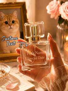 Customized Name Travel Perfume Bottle Refillable, Personalized Transparent Glass Perfume Spray Bottle, Customized Refillable Perfume Spray Bottle, Multi-Functional, Vintage, Unique, Ideal Gift For Her, Girlfriend, Her, Grandparents, Anniversary, Wedding - 30ml - View 5