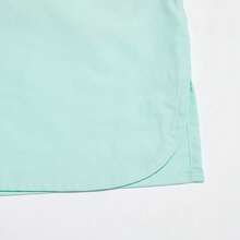 Adidas Spring/Summer Fashion Sports Casual Men's Woven Loose Short Sleeve Shirt JN4512 - Pale Blue-green - View 5