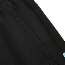 LI-NING Men's BADFIVE Color Block Splicing 100% Polyester Lightweight Quick Dry Loose Fit Basketball Sports Shorts AKSW261 - Black - View 5