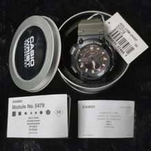 Casio 10-Year Battery Dual Display Fashion Outdoor Sports Waterproof Sports Watch Quartz Movement Resin Strap - Black - View 7