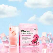 Bloom Nutrition Clear Protein | Clear Whey & Collagen Blend, 20g Protein, Low Calorie Fruity Protein Drink For Women-Post Workout Muscle Recovery, Hair Skin Nails Support, Refreshing Juice Like Isolate, Diet Friendly Wellness Supplement - Watermelon-1 - View 3