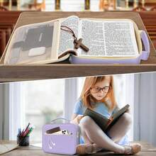 Bible & Book Storage Bags - Purple Letter - View 6
