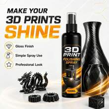 3d Print Glossy Spray 100ml Fine Mist Fast Drying Solution 3d Model Gloss Enhancer Spray For Enthusiasts Hobbyists Beginners - No Plug - View 1