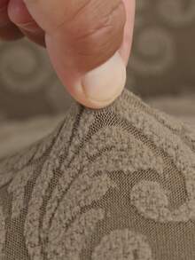 Beige Style Chair Covers Dining Chair. Simple Plant Print. For Hotels And Home Use - Camel - View 8