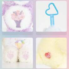 Care Bears 15cm Plush Keychain Cute Cartoon Bear Pendant Soft Stuffed Bag Charm Key Ring Daily Decoration & Gift - Multicolor - View 5