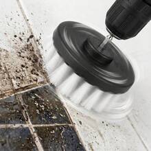 4pcs 4-Inch Soft Drill Brush Attachments | Multi-Purpose Electric Scrubber For Carpet, Leather, Glass & Car Tires - A - View 10