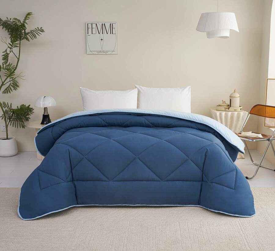 Comforters - Navy Blue - View 1