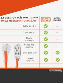 black & decker Extension Cords - 10 M - View 9