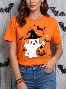 Women T-Shirts - Orange - View 1