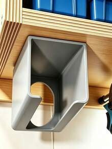 Heavy Duty Tool Hook Storage Rack With Drill Bit Storage - Non-Slip Drill Bit Hooks, Tool Rack Shelves - Space-Saving Garage Workshop Shelving, Sturdy Plastic Construction - Suitable For Home, Professional Garage, Workshop Storage - Multicolor - View 5