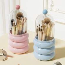 Makeup Brush Holder Desktop Multi-Function Storage Box - Multicolor - View 5