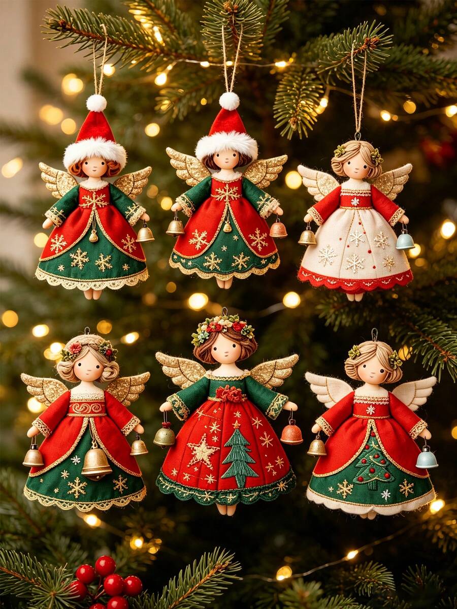 Christmas Holiday Decorations That Can Be Given As Gifts To Friends - Angel Style - View 1
