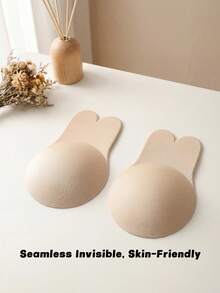 Reusable Rabbit Ear Silicone Invisible Self-Adhesive Push-Up Breast Petals - Multicolor - View 2
