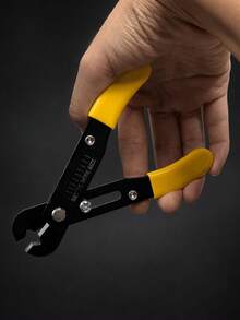 1pc Jewelry Making Chain Pliers - Riveted Manual Bag Chain Opening/Closing Tool, DIY Cutter, Toothless Clamp, Adjustable Mini Stripper - Multicolor - View 4