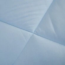 Soft Quilted Polyester Comforter With Reversible Design And Diamond Stitching, Comfortable Bed Filling, Available In Sizes 180x240cm, 220x240cm, And 240x260cm - Blue - View 11
