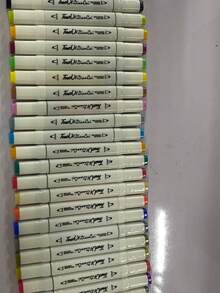 12-120 Colors Alcohol Markers, Vibrant & Permanent, Suitable For Art Coloring, Adult Coloring Books, Wide Chisel Tip, Halloween/Thanksgiving/Christmas Gift - Multicolor - View 8