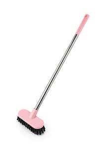 Long Handle Cleaning Brush, Perfect For Bathroom Cleaning. Its Sturdy Bristles Effectively Remove Stubborn Stains. Designed For Easy Use, Keeping Hands Clean. Ideal For Deep Cleaning Toilets. - Multi-color - View 11
