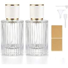 2pcs 30ml Empty Perfume Spray Bottles, Refillable Travel Sprayer Bottles With Refill Kit, For Perfume, Cologne, Skincare Toner, Homemade Air Freshener (Multiple Colors, 30ml) - White - View 10