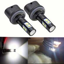 2pcs 880 LED Fog/Driving Light Bulb DRL 6000K White 890 892 893 899 Daytime Running Light, Without Battery - A - View 2